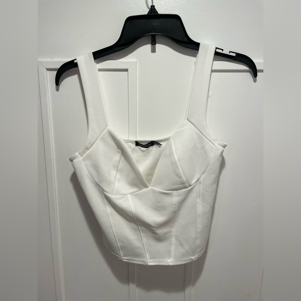 White Crop Top